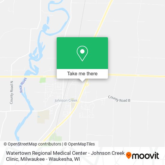 Mapa de Watertown Regional Medical Center - Johnson Creek Clinic