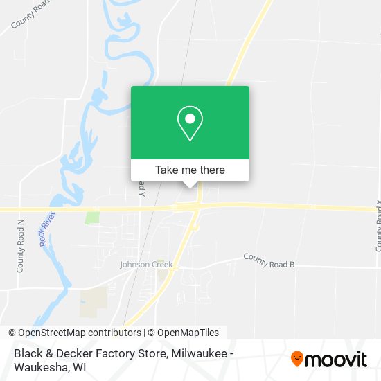 Mapa de Black & Decker Factory Store