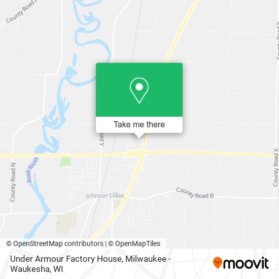 Under Armour Factory House map