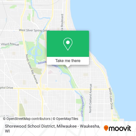 Shorewood School District map