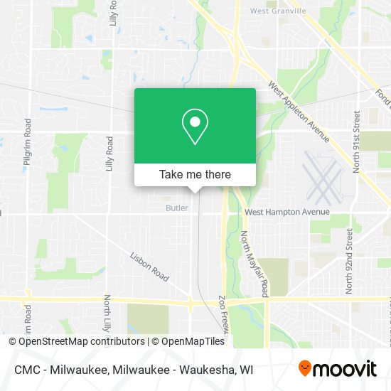 Mapa de CMC - Milwaukee