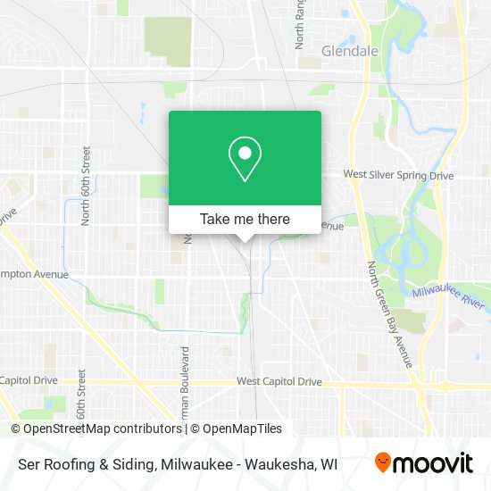 Ser Roofing & Siding map