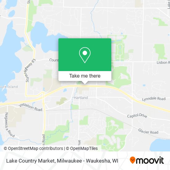 Lake Country Market map