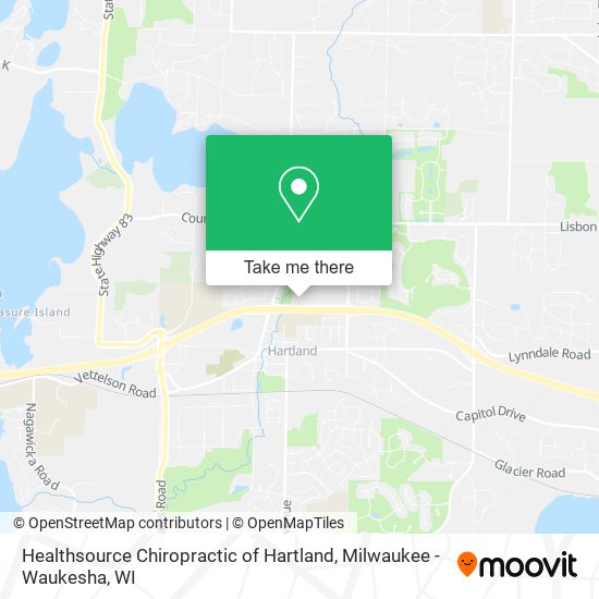 Healthsource Chiropractic of Hartland map