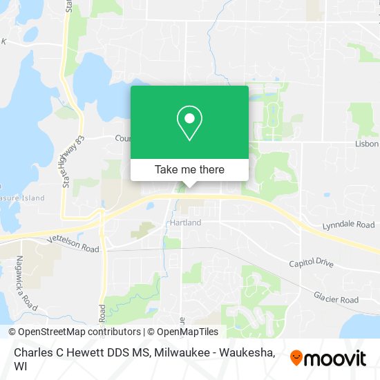 Mapa de Charles C Hewett DDS MS