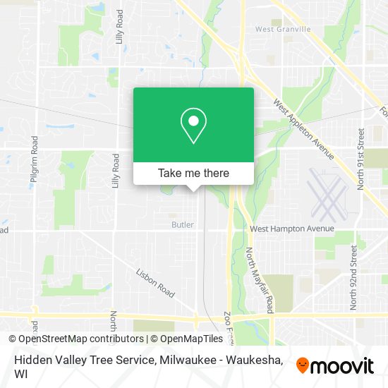 Mapa de Hidden Valley Tree Service