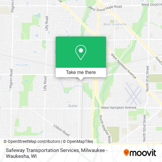 Mapa de Safeway Transportation Services