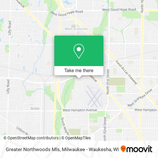 Greater Northwoods Mls map