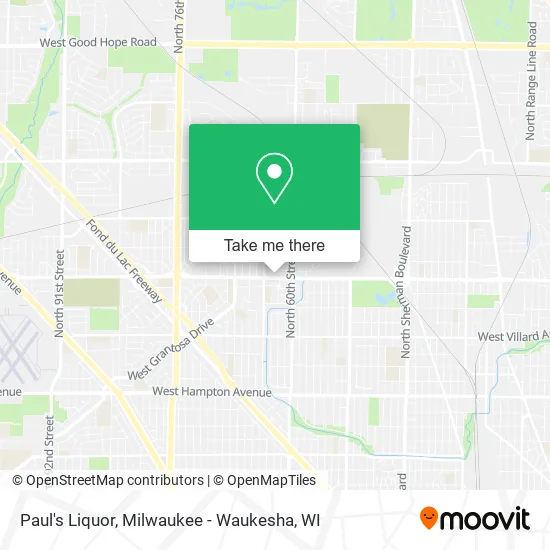Paul's Liquor map