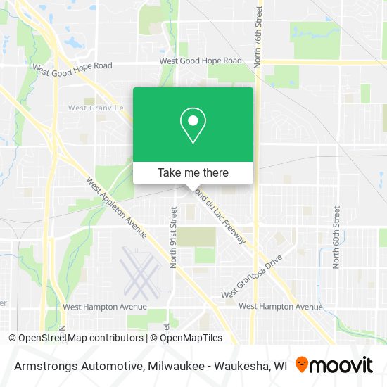Armstrongs Automotive map