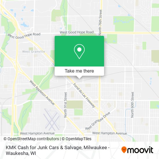 KMK Cash for Junk Cars & Salvage map