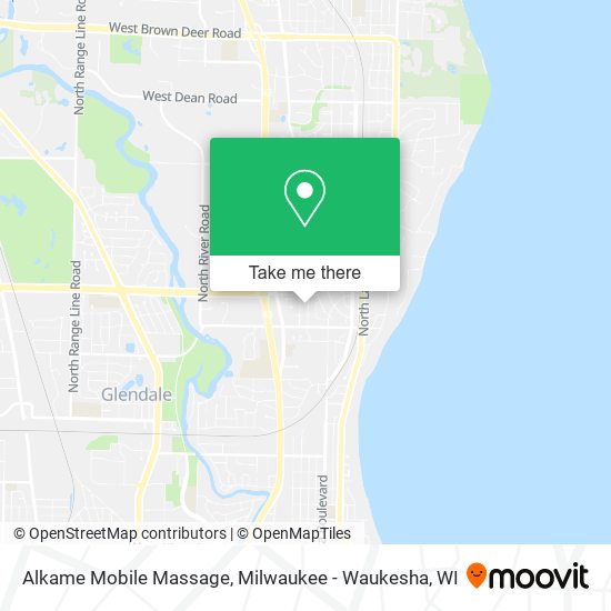 Alkame Mobile Massage map