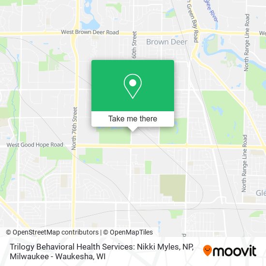 Mapa de Trilogy Behavioral Health Services: Nikki Myles, NP
