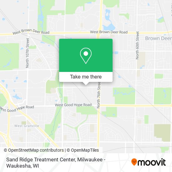 Mapa de Sand Ridge Treatment Center