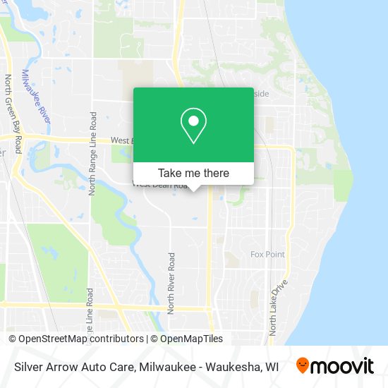 Mapa de Silver Arrow Auto Care