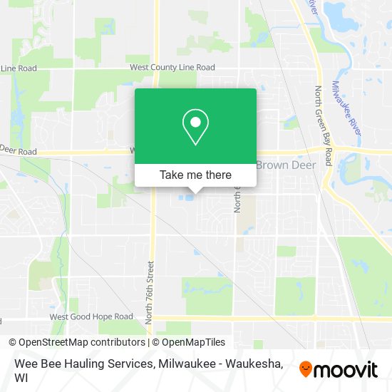 Wee Bee Hauling Services map