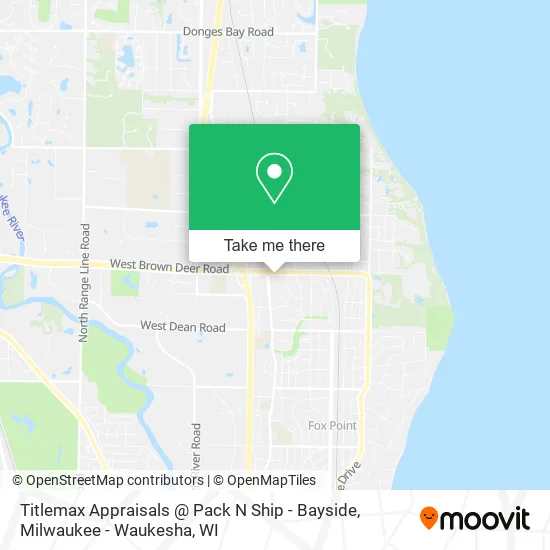 Titlemax Appraisals @ Pack N Ship - Bayside map