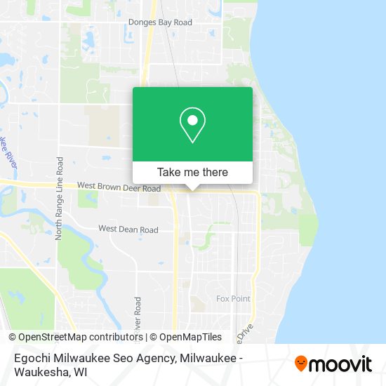 Egochi Milwaukee Seo Agency map