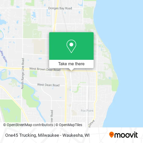 One45 Trucking map