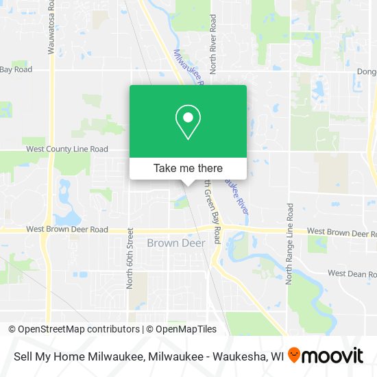 Mapa de Sell My Home Milwaukee