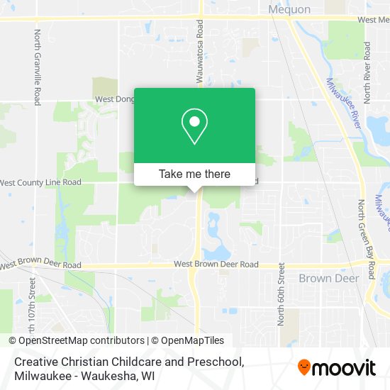 Creative Christian Childcare and Preschool map