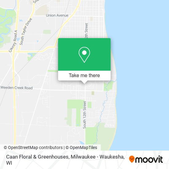 Caan Floral & Greenhouses map