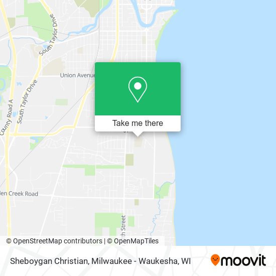 Sheboygan Christian map