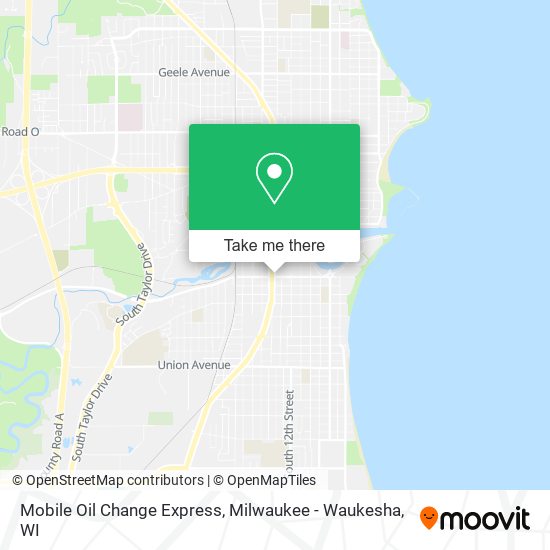 Mapa de Mobile Oil Change Express