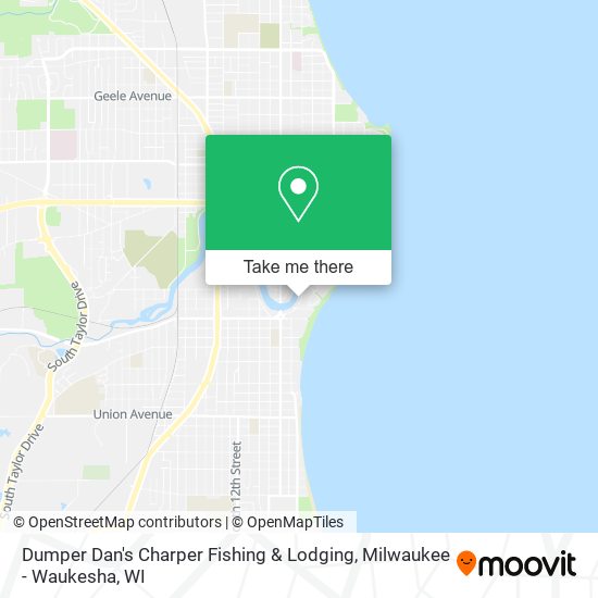 Dumper Dan's Charper Fishing & Lodging map