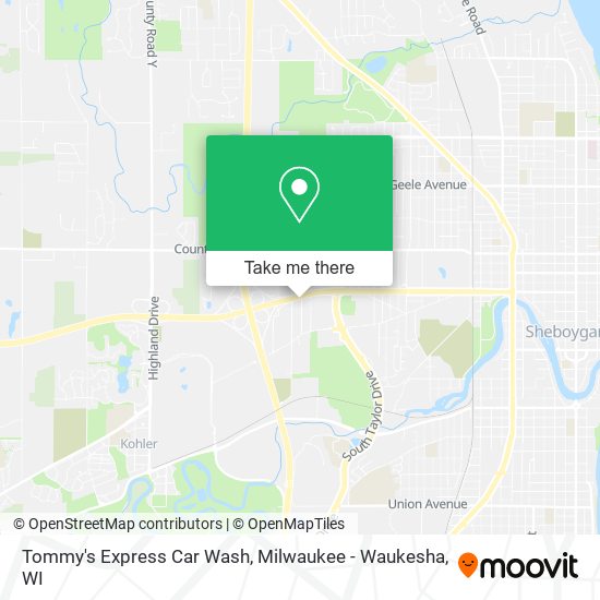 Mapa de Tommy's Express Car Wash