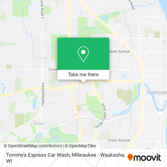 Tommy's Express Car Wash map