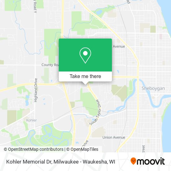 Kohler Memorial Dr map