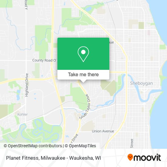 Planet Fitness map