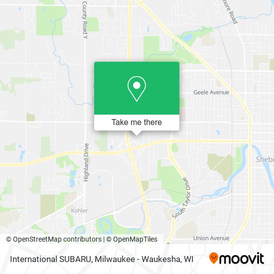 International SUBARU map