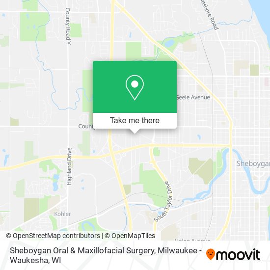 Sheboygan Oral & Maxillofacial Surgery map