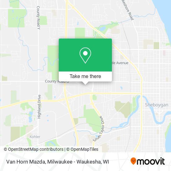 Van Horn Mazda map