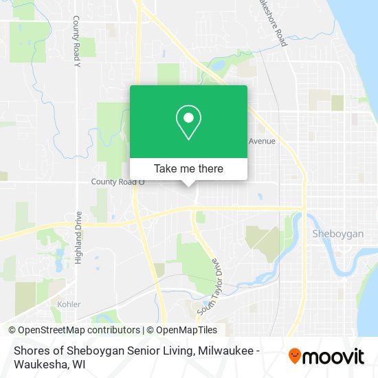 Shores of Sheboygan Senior Living map