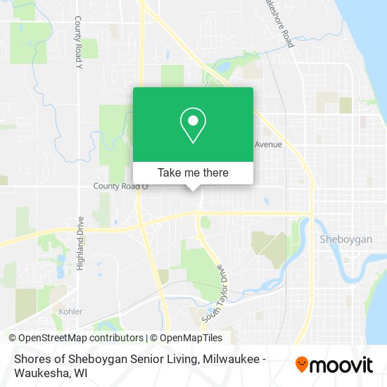 Mapa de Shores of Sheboygan Senior Living