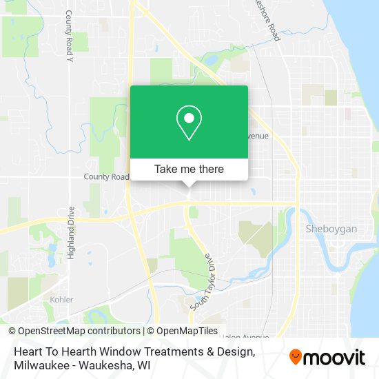 Mapa de Heart To Hearth Window Treatments & Design
