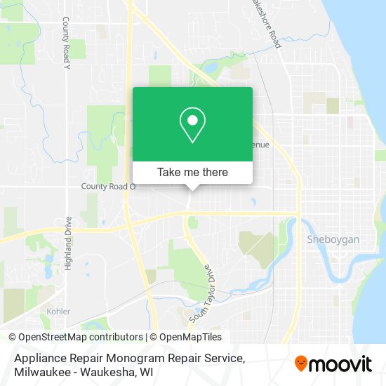 Appliance Repair Monogram Repair Service map