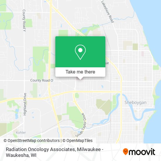 Radiation Oncology Associates map