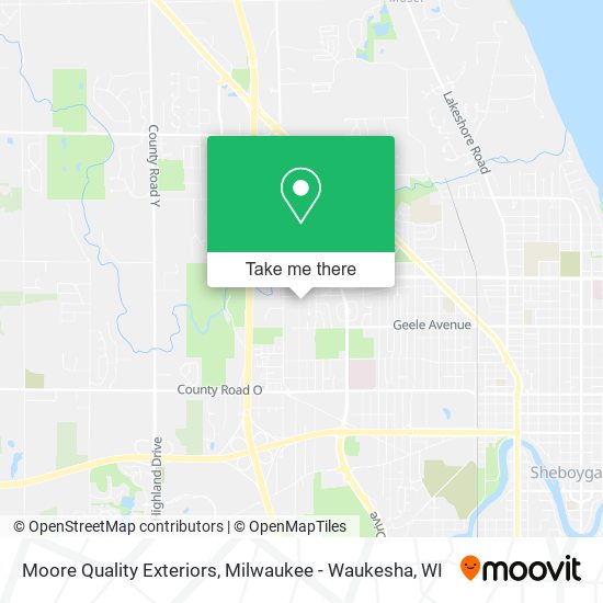 Moore Quality Exteriors map