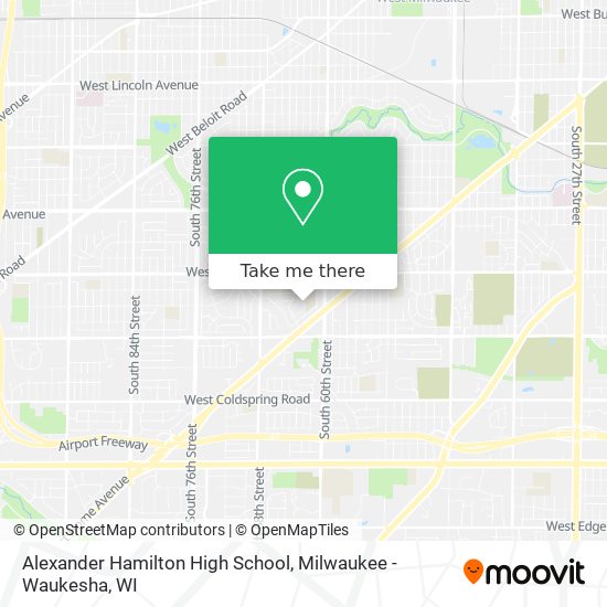 Mapa de Alexander Hamilton High School