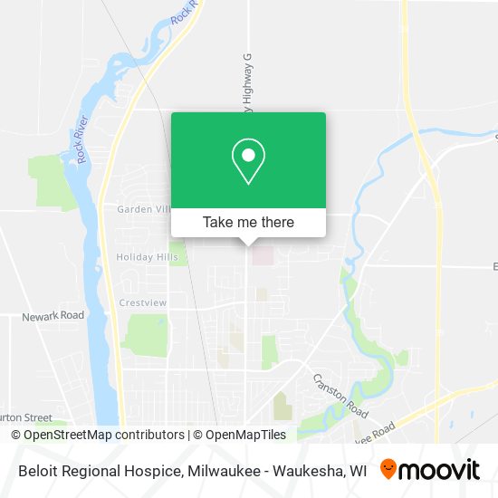 Beloit Regional Hospice map