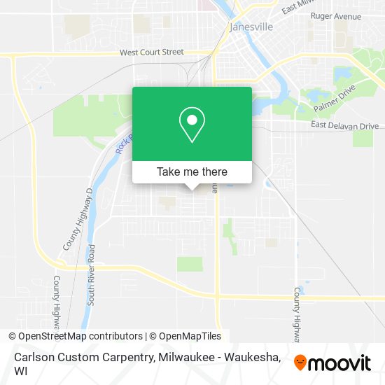 Carlson Custom Carpentry map