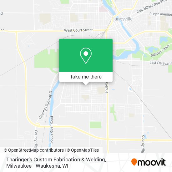 Tharinger's Custom Fabrication & Welding map