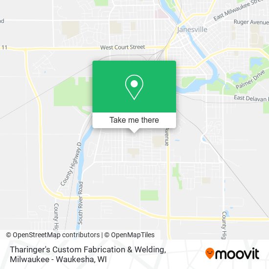 Mapa de Tharinger's Custom Fabrication & Welding