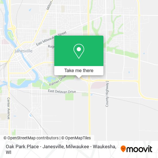 Oak Park Place - Janesville map