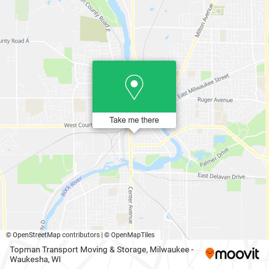 Topman Transport Moving & Storage map