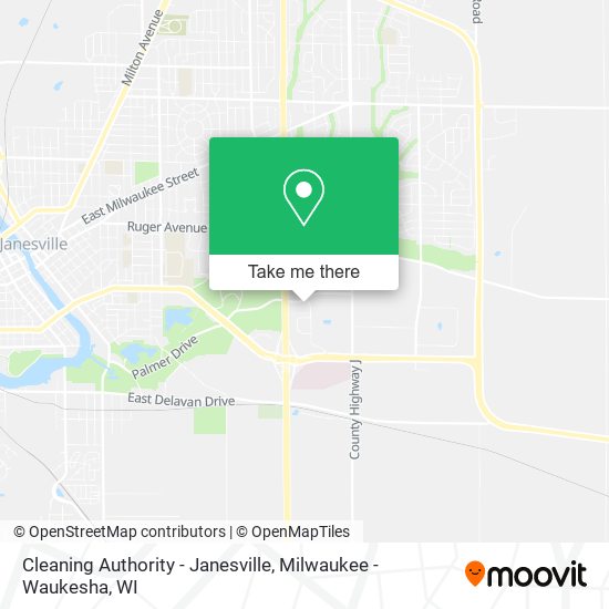 Mapa de Cleaning Authority - Janesville